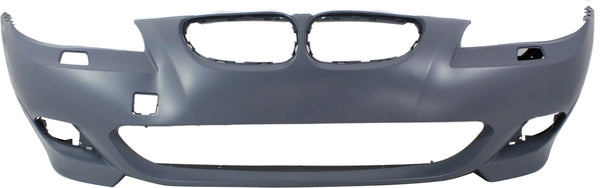 2004-2007 BMW 5- Front Bumper Cover, Primed, w/o Park Distance, Sedan/Wagon.