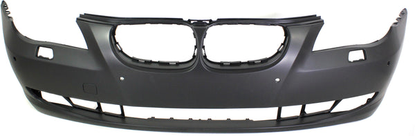 2008-2010 BMW 5- Front Bumper Cover, Primed, w/Sensor Hole, Sedan/Wagon.