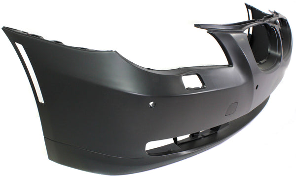 2008-2010 BMW 5- Front Bumper Cover, Primed, w/Sensor Hole, Sedan/Wagon.