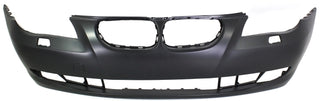 2008-2010 BMW 5- Front Bumper Cover, Primed, w/o Sensor Hole, Sedan/Wagon.