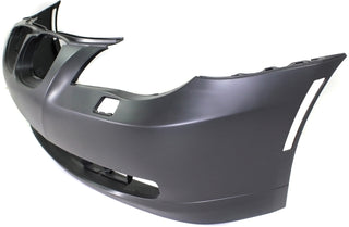 2008-2010 BMW 5- Front Bumper Cover, Primed, w/o Sensor Hole, Sedan/Wagon.