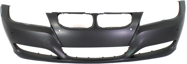 2009-2012 BMW 3-series Front Bumper Cover, Primed, With Sensor Hole.