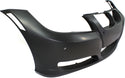 2009-2012 BMW 3-series Front Bumper Cover, Primed, With Sensor Hole.
