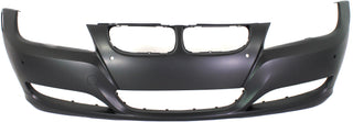 2009-2012  BMW 3-Series Front Bumper Cover, Primed, W/ Park Distance Control W/O Headlamp Washer.