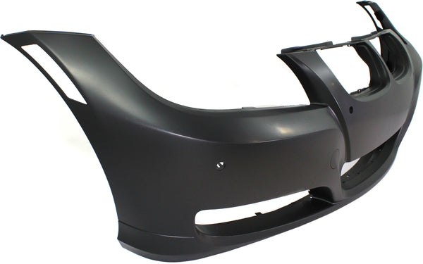 2009-2012  BMW 3-Series Front Bumper Cover, Primed, W/ Park Distance Control W/O Headlamp Washer.