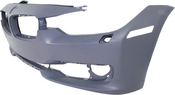 2012-2014 BMW 3- Front Bumper Cover, Primed, w/o M Sportline, w/o Came