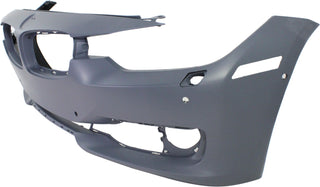 2012-2014 BMW 3 Front Bumper Cover, Primed, w/Parking Aid, w/o Camera.