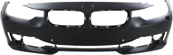 2012-2014 BMW 3-series Front Bumper Cover, Primed, w/Headlamp Washer.
