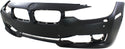 2012-2014 BMW 3-series Front Bumper Cover, Primed, w/Headlamp Washer.