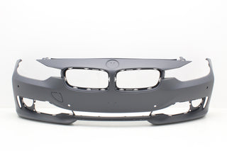 2012-2014 BMW 3 Series Front Bumper Cover, Primed, w/o Headlamp Washer.