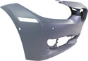 2012-2014 BMW 3 Front Bumper Cover, Primed, w/o Headlamp Washer, w/Parking.