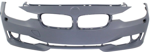 2012-2015 BMW 3 Series Front Bumper Cover, Primed, Standard.