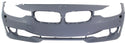 2012-2014 BMW 3- Front Bumper Cover, Primed, w/Out Msportline, Standard.