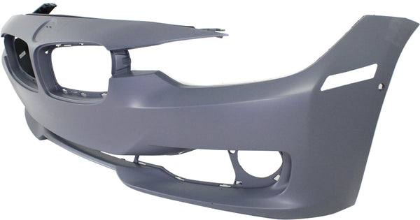 2012-2015 BMW 3- Front Bumper Cover, Paint To Match, w/Hlamp Washer.
