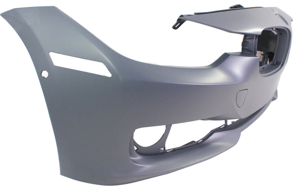 2012-2015 BMW 3- Front Bumper Cover, Paint To Match, w/Hlamp Washer.