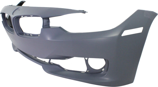 BMW 3-Series 2012-15 Front Bumper Cover, W/O M Sprt Line, -Capa.