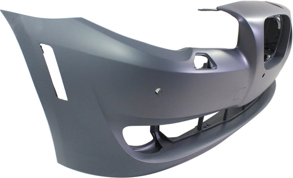 2011-2013 BMW 5 Series Front Bumper Cover, Primed, w/o Side View Camera.