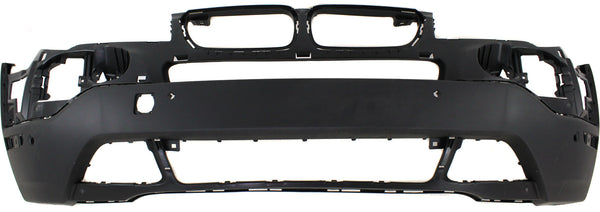 2007-2010 BMW X3 Front Bumper Cover, Textured, w/Park Distance Ctrl-Capa.