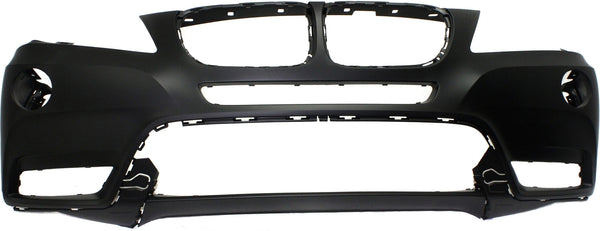 2011-2014 BMW X3 Front Bumper Cover, Primed, w/o M Pkg., w/o Hlamp Washer.