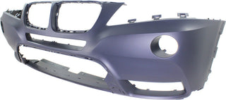 2011-2014 BMW X3 Front Bumper Cover, Primed, w/o Headlamp Washer.