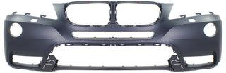 2011-2014 BMW X3 Front Bumper Cover, Primed, w/ Headlamp Washer.