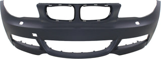 2008-2013 BMW 1- Front Bumper Cover, Primed, w/M Pkg & Headlamp Washer.