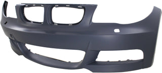 2008-2013 BMW 1- Front Bumper Cover, Primed, w/M Pkg & Headlamp Washer.
