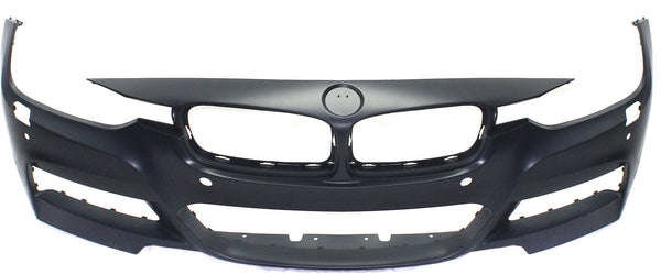 2013-2016 BMW 320i Front Bumper Cover, w/M Sport Line, w/HLW/PDC/IPAS, w/o Cam.