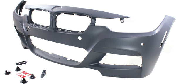 2013-2016 BMW 320i Front Bumper Cover, w/M Sport Line, w/o HLW, w/PDC/IPAS/Cam.