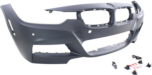 2013-2016 BMW 320i Front Bumper Cover, w/M Sport Line, w/o HLW, w/PDC/IPAS/Cam.