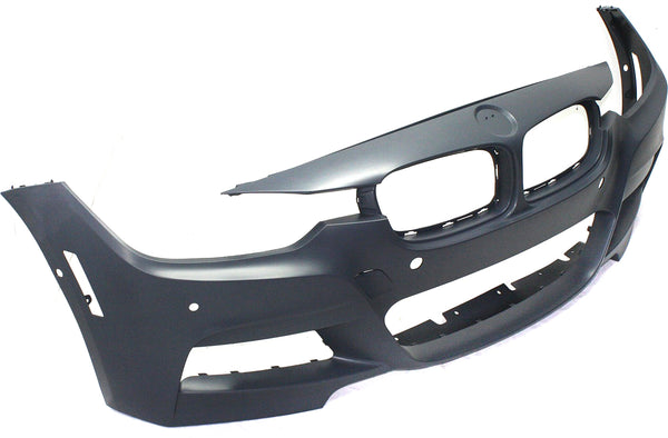2013-2016 BMW 320i Front Bumper Cover, w/M Sport Line, w/o HLW/Cam, w/PDC/IPAS.