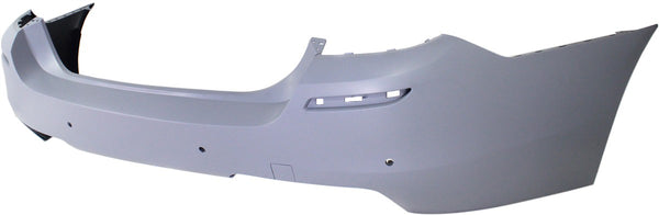 2011-2016 BMW 528i Rear Bumper Cover, Primed, w/Park Distance & M, Sdn.