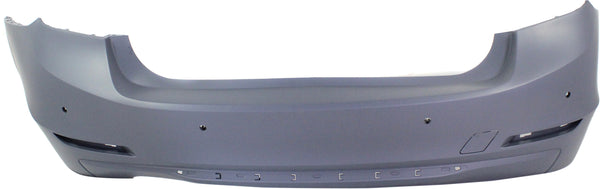 2012-2015 BMW 328i Rear Bumper Cover, Primed, w/Out M Sportline-CAPA.