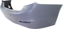 2012-2015 BMW 328i Rear Bumper Cover, Primed, w/Out M Sportline-CAPA.