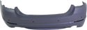 2011-2013 BMW 535i Rear Bumper Cover, Primed, w/o M Package, Sedan/Hybrid.