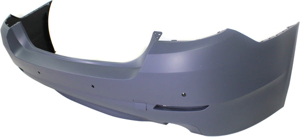 2011-2013 BMW 535i Rear Bumper Cover, Primed, w/Park Distance Ctrl, Sedan.