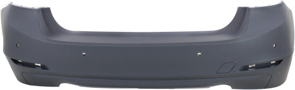 2012-2015 BMW 335i Rear Bumper Cover, Primed Gray, w/Out M Sportline, Standard.