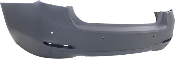 2012-2015 BMW 335i Rear Bumper Cover, Primed Gray, w/Out M Sportline, Standard.