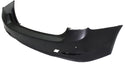 2012-2015 BMW 328i Rear Bumper Cover, Primed, w/o Molding Hole, Sedan.