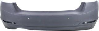 2012-2015 BMW 328i Rear Bumper Cover, Primed Gray, w/Out M Sprt Line, Standard.