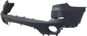 2011-2013 BMW X5 Rear Bumper Cover, w/o Park Distance & M, Exc M-CAPA.