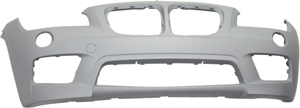 2013-2015 BMW X1 Front Bumper Cover, Primed, w/o Hlamp Washer, w/o Park Distance.