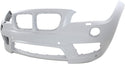 2013-2015 BMW X1 Front Bumper Cover, Primed, w/Headlamp Washer, w/Park Distance.