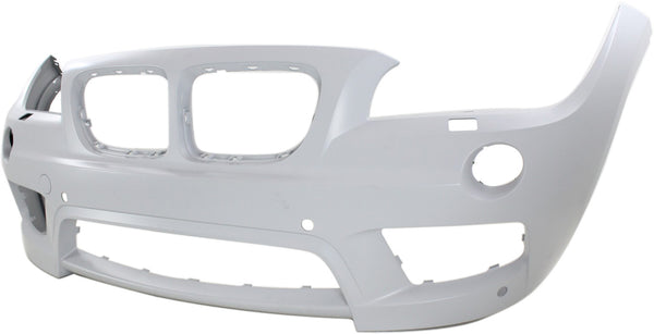 2013-2015 BMW X1 Front Bumper Cover, Primed, w/Headlamp Washer, w/Park Distance.