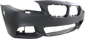 2011-2013 BMW 528i Front Bumper Cover, w/o Park Distance, w/M, Sdn-CAPA.
