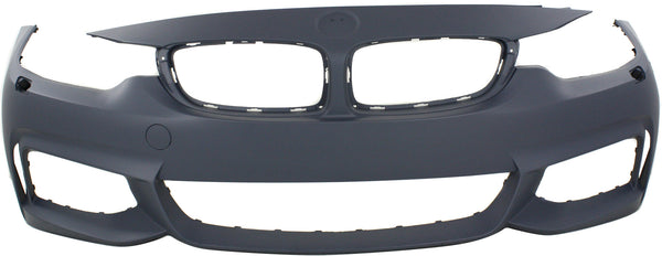 2014-2017 BMW 4-Series Front Bumper Cover, W/M Sprt, W/ Headl Washer, W/O Pdc, Exc M4.