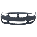 2014-2016 BMW 428i Front Bumper Cover, w/M Sport Line, w/HLW/PDC/Cam, w/o IPAS.