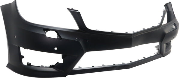 2012-2015 Mercedes Benz C250 Front Bumper Cover, w/AMG Styling, HLW, & Parktronic.