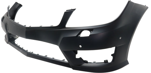 2012-2015 Mercedes Benz C250 Front Bumper Cover, w/AMG Styling, HLW, & Parktronic.