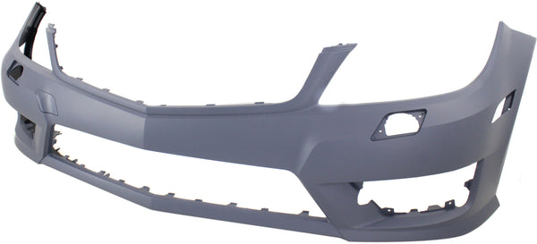 2012-2015 Mercedes-Benz C-Class Front Bumper Cover, Primed, With Amg Styling Pac, W/Headlamp Washer.